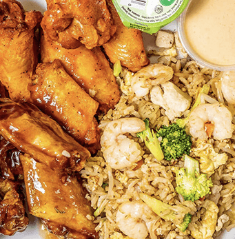 10pcs with Fried Rice Combo